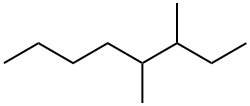 3,4-dimethyloctane 结构式