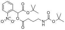 ALPHA-[4-[[(1,1-DIMETHYLETHOXY)CARBONYL]AMINO]-1-OXOBUTOXY]-2-NITRO-, 1,1-DIMETHYLETHYL ESTER BENZENEACETIC ACID 结构式