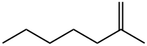 2-甲基-1-庚烯 结构式