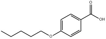 4-正戊氧基苯甲酸 结构式