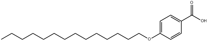 4-n-Tetradecyloxybenzoic acid 结构式