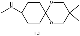 4-(甲基氨基)环己酮 2,2-二甲基三亚甲基缩酮盐酸盐 结构式