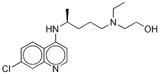 (S)-(+)-Hydroxy Chloroquine Diphosphate 结构式