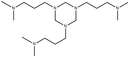 1,3,5-三(二甲基胺丙基)-1,3,5-六氢化三嗪 结构式