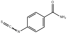 4-异硫氰基苯甲酰胺 结构式