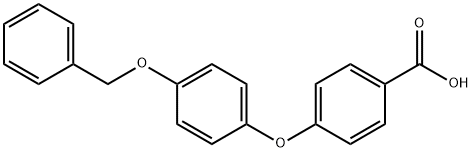 BENZOIC ACID, 4-[4-(PHENYLMETHOXY)PHENOXY]- 结构式