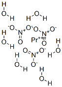 硝酸镨(III)六水合物 结构式