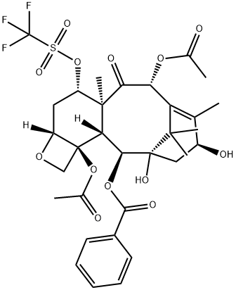 7-O-(Trifluoroacetyl) Baccatin III 结构式