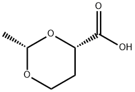 (3S)-1,3-DIOXANE-2-METHYL-4-CARBOXYLIC ACID 结构式