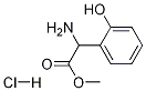 RS-2-羟基苯甘氨酸甲酯盐酸盐 结构式