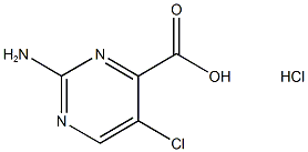 2-氨基-5-氯吡啶-4-羧酸盐酸盐 结构式