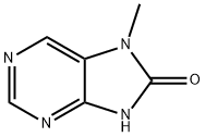 8H-Purin-8-one, 7,9-dihydro-7-methyl- (9CI) 结构式