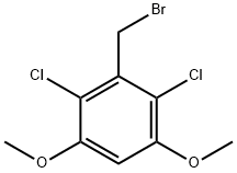 3-(bromomethyl)-2,4-dichloro-1,5-dimethoxybenzene 结构式