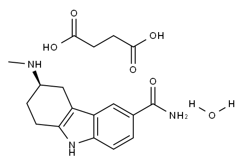 罗曲普坦琥珀酸盐 结构式