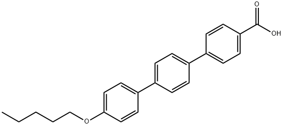 对戊氧基三联苯甲酸 结构式