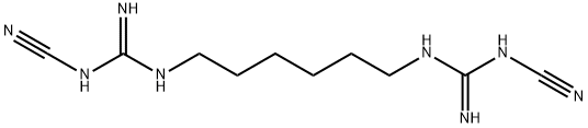 1,6-双氰基胍基己烷 结构式