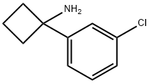 1-(3-氯苯基)环丁胺盐酸盐 结构式