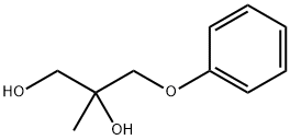 2-Methyl-3-phenoxy-1,2-propanediol 结构式