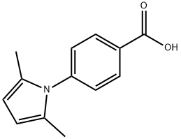 4-(2,5-二甲基吡咯-1-基)苯甲酸 结构式