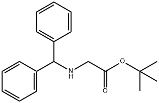 BenzhydrylaMinoacetic Acid tert-Butyl Ester 结构式