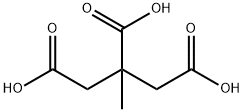 2-甲基丙烷三羧酸 结构式