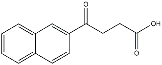 4-(2-萘基)-4-氧代丁酸 结构式