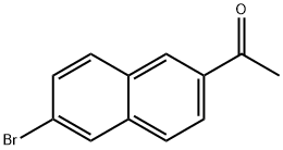 2-乙酰基-6-溴萘 结构式