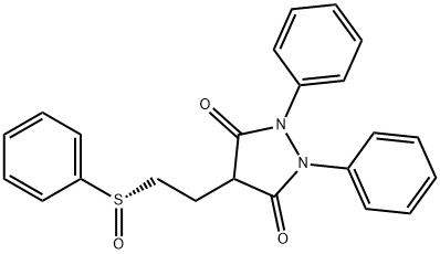 (S)-Sulfinpyrazone 结构式