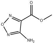 4-氨基-1,2,5-恶二唑-3-羧酸甲酯 结构式