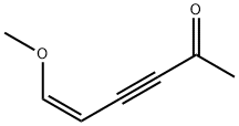 5-Hexen-3-yn-2-one, 6-methoxy-, (5Z)- (9CI) 结构式