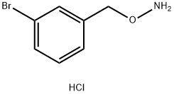 O-[(3-溴苯基)甲基]羟胺盐酸盐 结构式