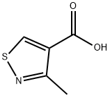 3-甲基异噻唑-4-羧酸 结构式