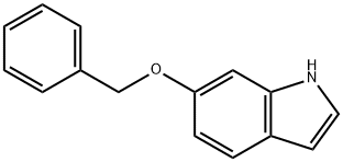 6-苄氧基吲哚 结构式