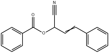 2-(Benzoyloxy)-4-phenyl-3-butenenitrile 结构式