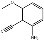 2-氨基-6-甲氧基苯腈 结构式