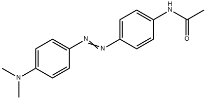 C.I. DISPERSE BLACK 3, ACETO DERIVATIVE 结构式