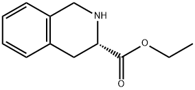 1,2,3,4-四氢异喹啉-3-羧酸乙酯 结构式