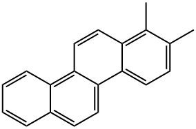 1,2-Dimethylchrysene 结构式