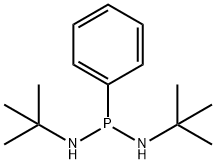 Di(tert-butylamino)phenylphosphine 结构式