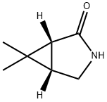 3-Azabicyclo[3.1.0]hexan-2-one,6,6-dimethyl-,(1R-cis)-(9CI) 结构式
