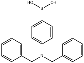 4-(联苄氨基)苯硼酸 结构式