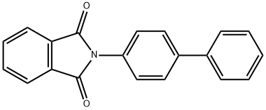 N-(4-Biphenylyl)phthalic acid imide 结构式