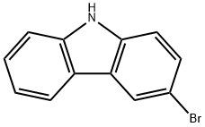 3-溴咔唑 结构式
