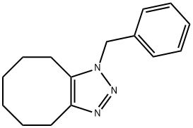 1-苄基-4,5,6,7,8,9-六氢-1H-环辛烷并[D][1,2,3]三唑 结构式