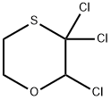 2,3,3-Trichloro-1,4-oxathiane 结构式