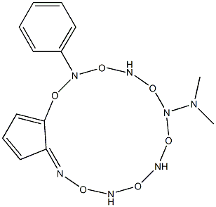 N,N-Dimethyl-2-phenyl-6H-cycloheptoxazol-6-amine 结构式