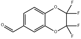 2,2,3,3-TETRAFLUORO-1,4-BENZODIOXENE-6-CARBALDEHYDE 结构式