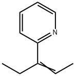 Pyridine, 2-(1-ethyl-1-propenyl)- (9CI) 结构式