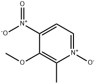 3-METHOXY-2-METHYL-4-NITROPYRIDINE 1-OXIDE 结构式