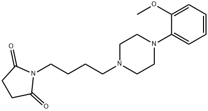 1-(2-METHOXYPHENYL)-4-(4-SUCCINIMIDOBUTYL)PIPERAZINE DIHYDROCHLORIDE;1-(2-METHOXYPHENYL)-4-(4-SUCCINIMIDOBUTYL)PIPERAZINE DIHYDROCHLORIDE;MM 77 DIHYDROCHLORIDE;MM772HCL 结构式